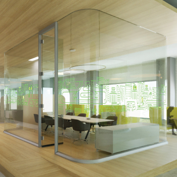 Conference Room with Glass Walls